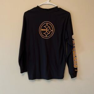 NFL Reebok Pittsburgh Steelers youth boys size large (14-16) long sleeve shirt.